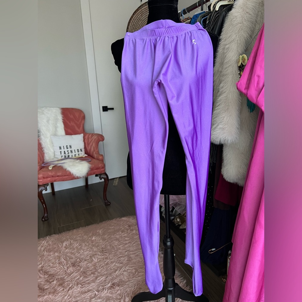 Vintage Purple Footed Leggings